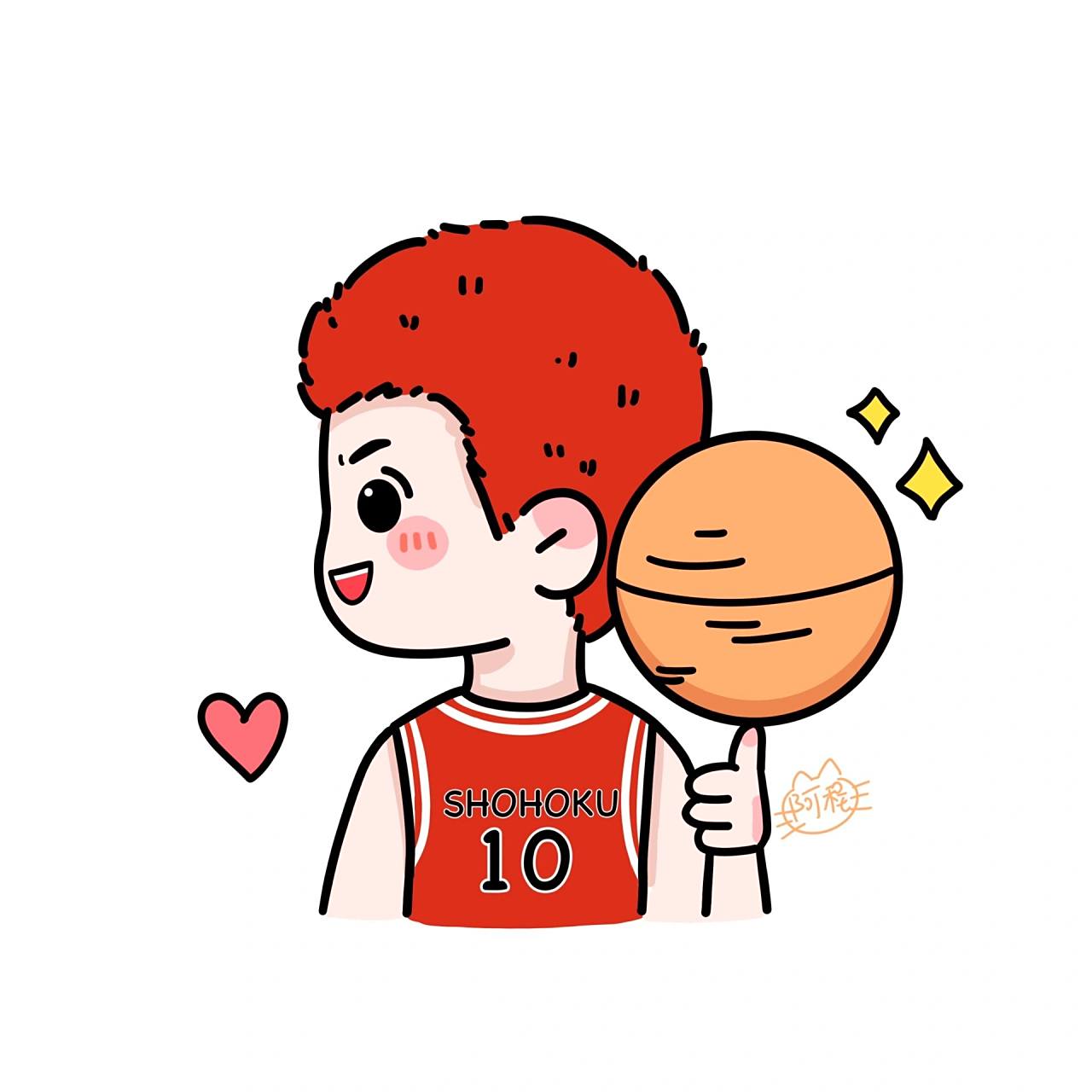 灌篮高手头像7815 喜欢的可以自用当头像 长按自行保存 9215