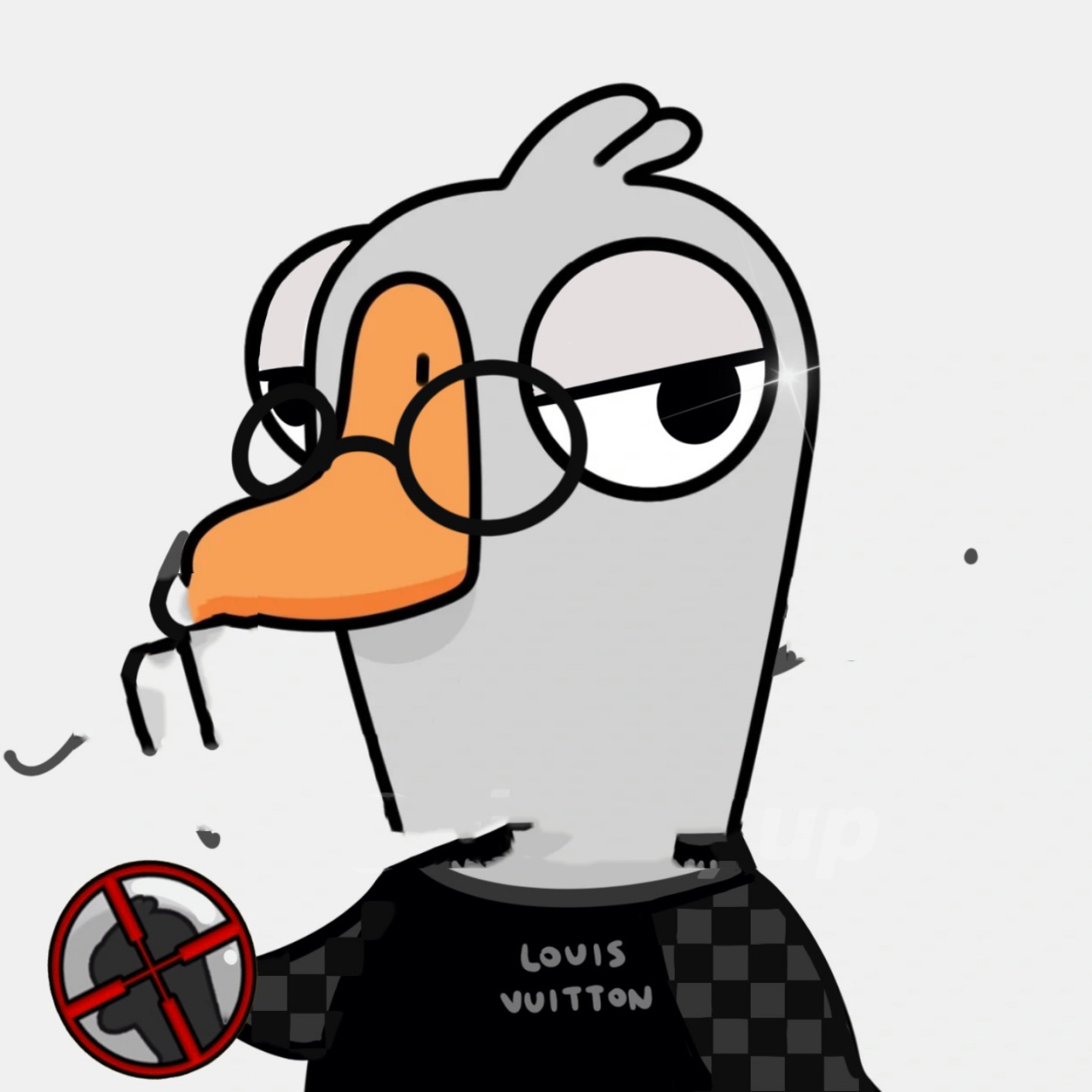 鹅鸭杀头像|铁好人小队 和我们一起走吧     画的是我和我的好朋友 没