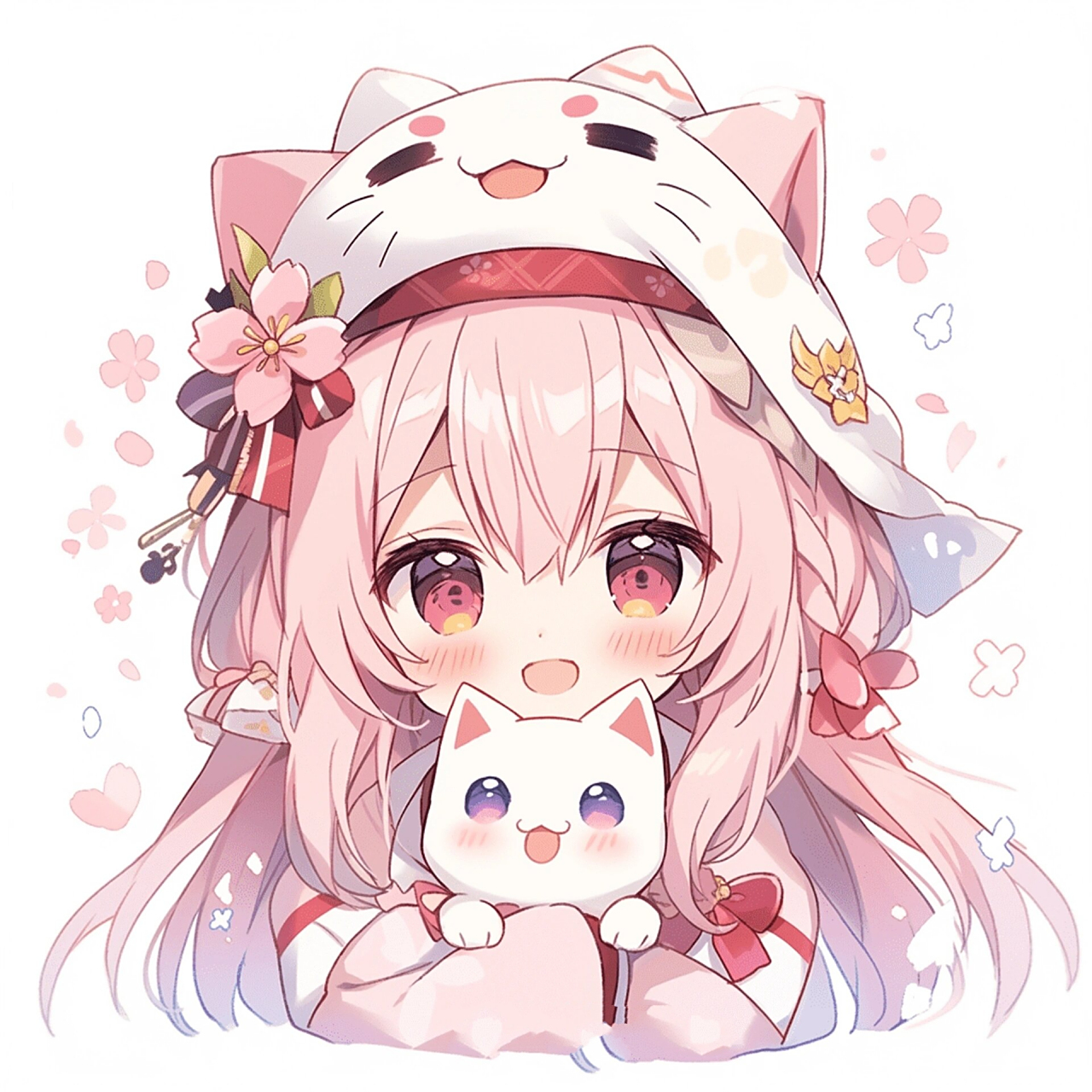 动漫头像||粉毛 passionate love is a quenchless thirst 热烈的爱