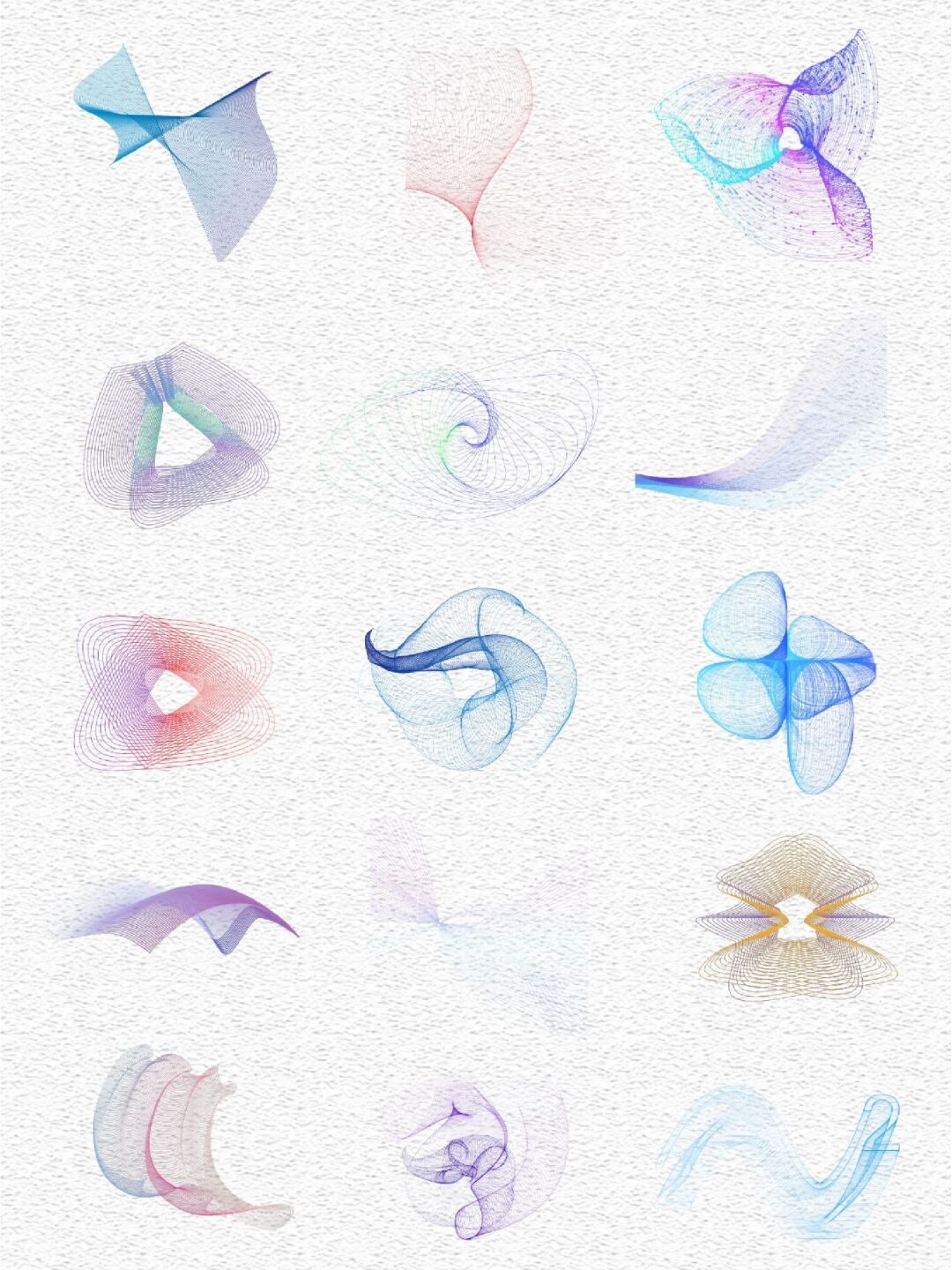 ai线性科技感线条使用场景 科技主题海报设计