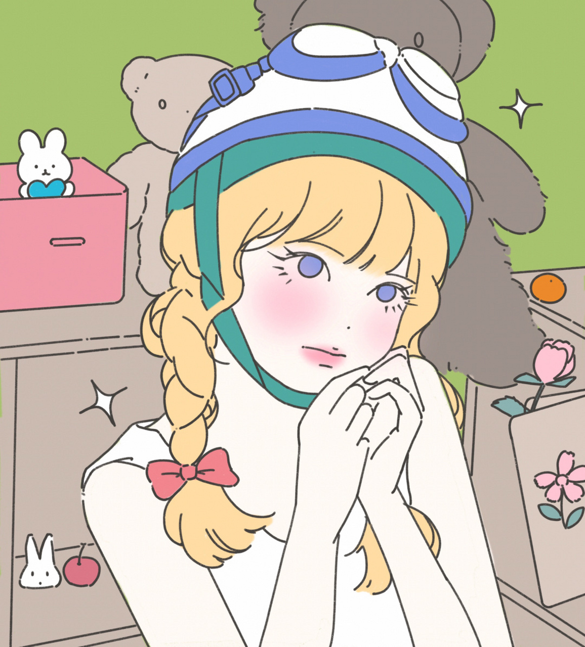 可爱少女头像 参考图片:捕捉到一只鹿