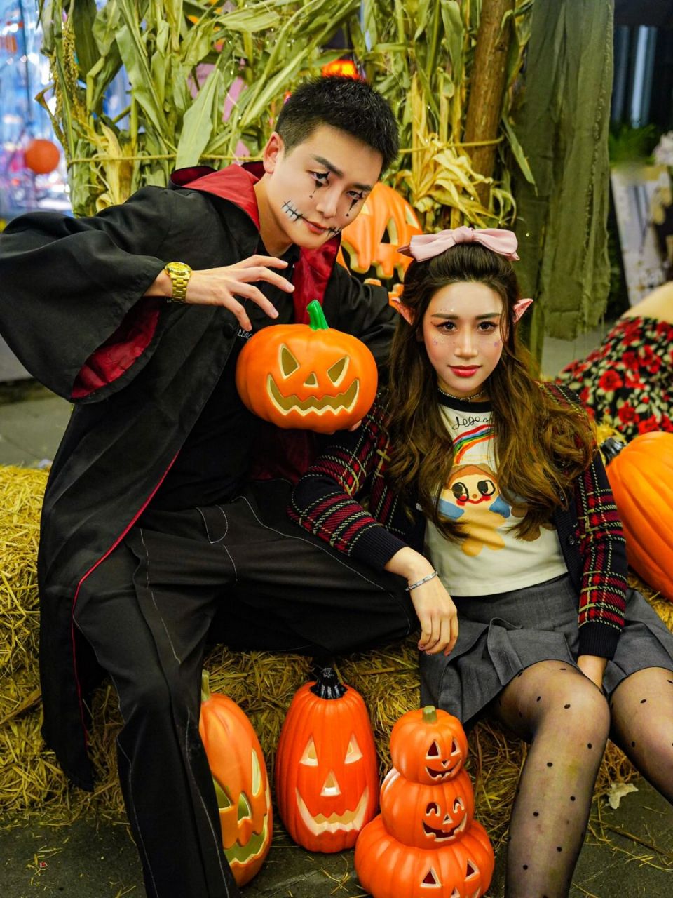 万圣节游园98一起来夜空下的粉红城堡作妖 万圣节还不知道去哪里玩