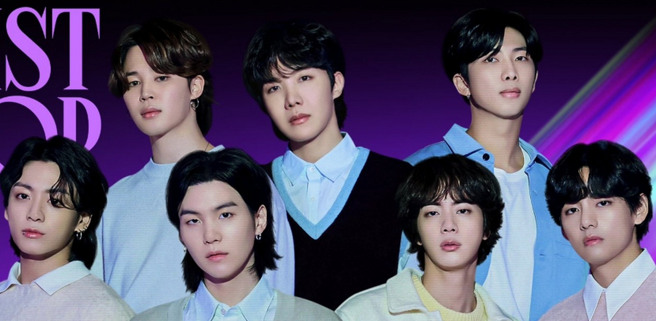 bts 2. michael jackson 3. elton john 4. lady gaga 5.