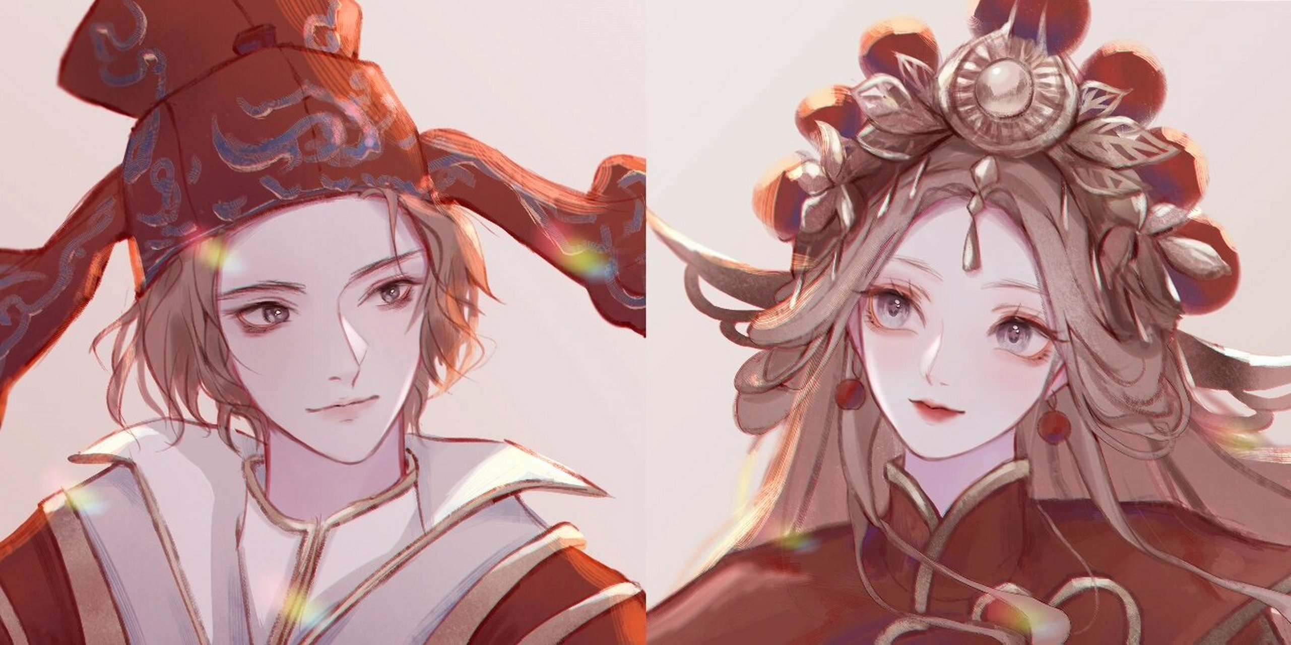 王者荣耀头像|紫霞x至尊宝 是一对速涂情头,虽然但是画紫霞的时间是画