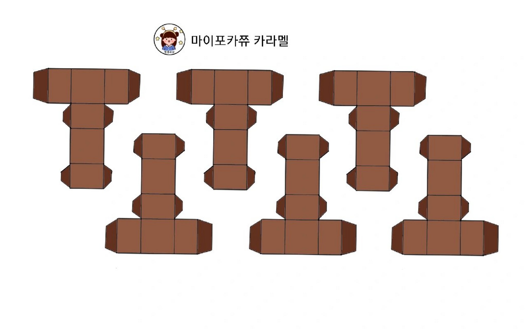 盲盒卡片图纸素材