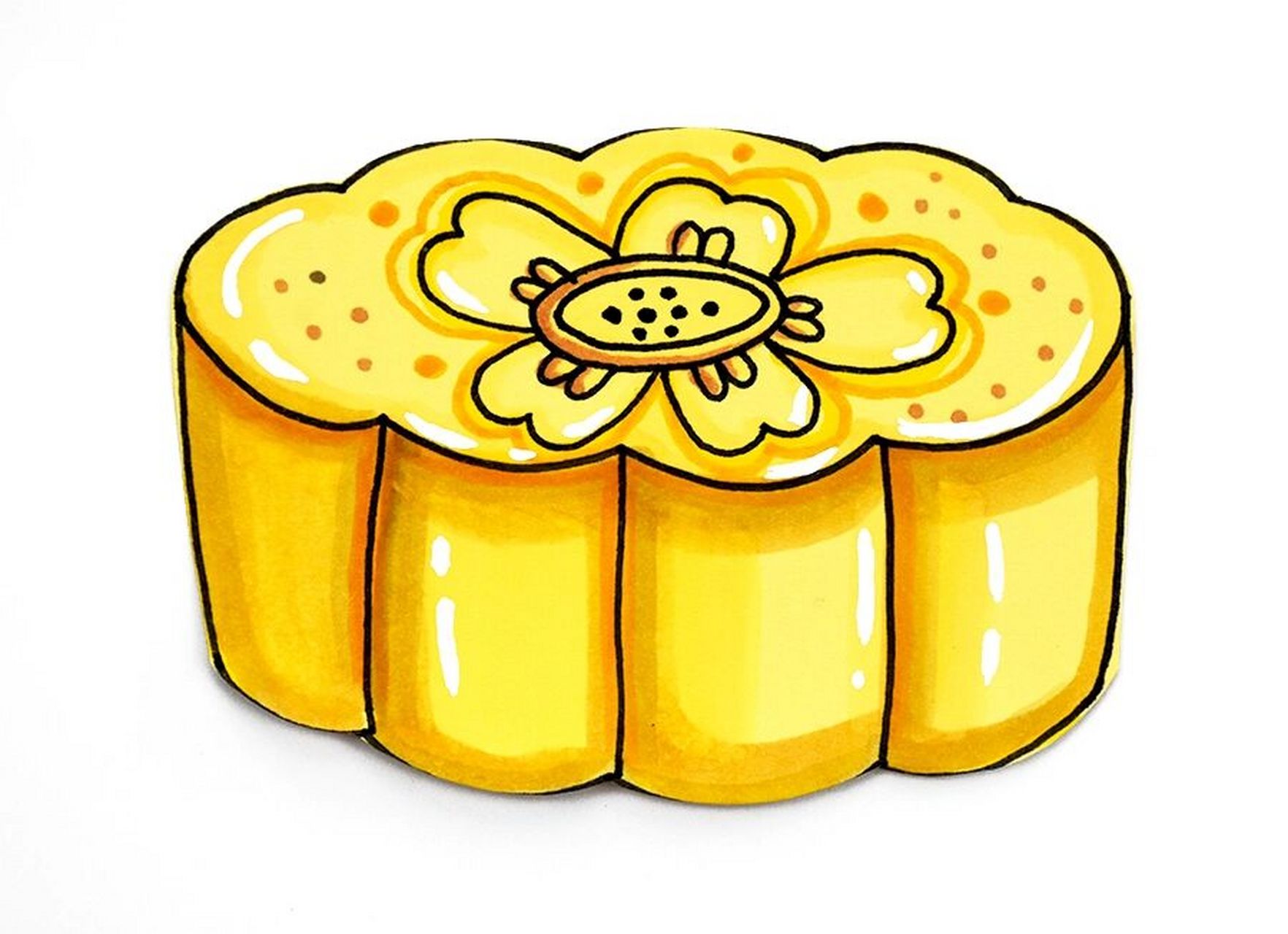 儿童画教程|分享一袋美味的月饼 【教学重难点】 99 ①通过故事