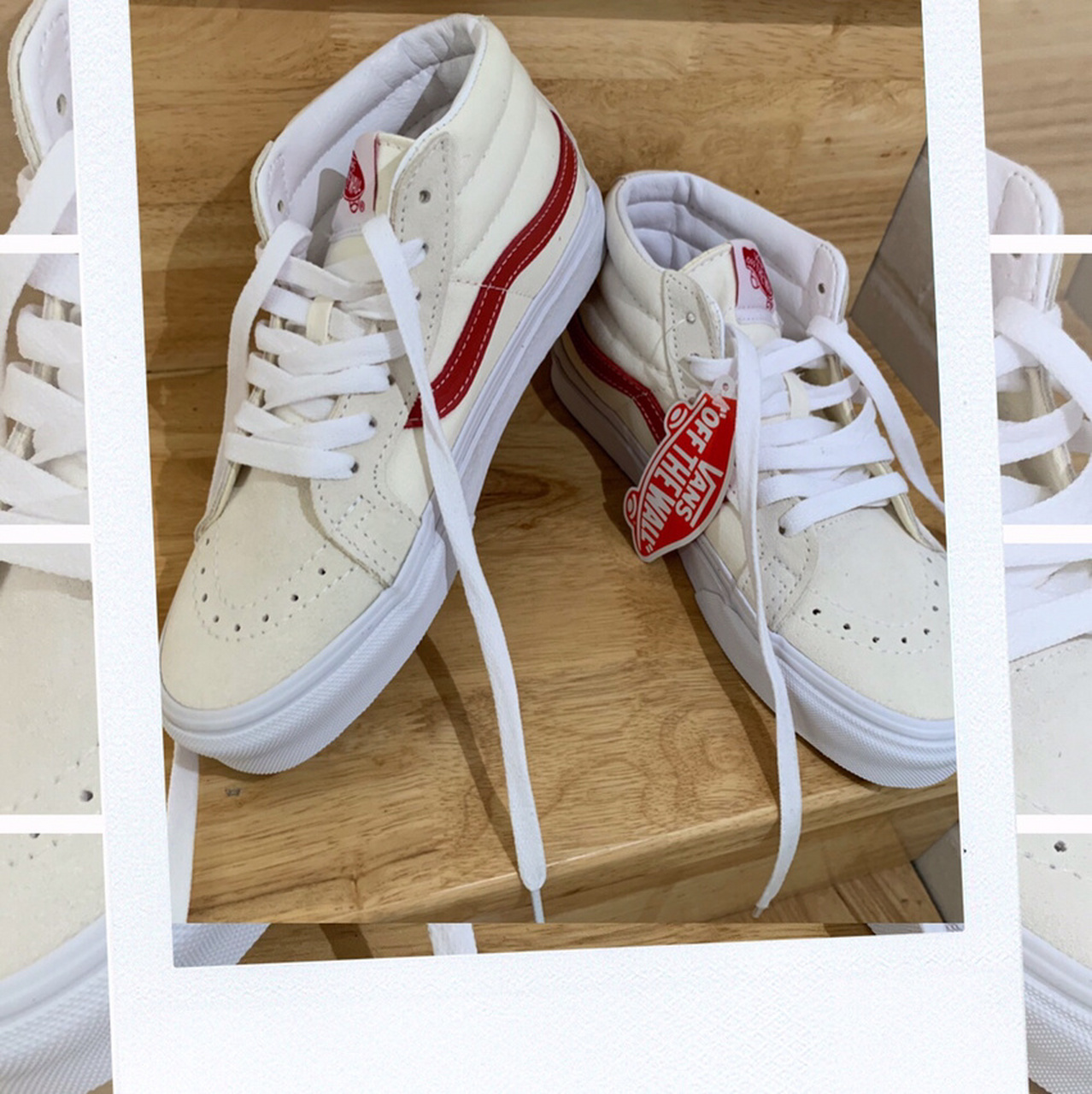 爆款配色-vans 白红gd权志龙同款 不入只有会后悔的份~ 7815作为
