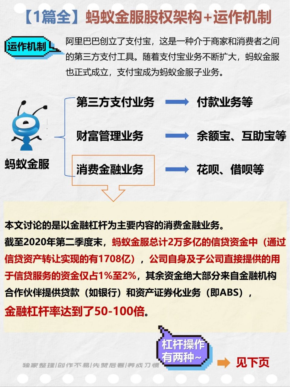 1篇全|搞懂蚂蚁金服的股权架构 运作机制 本篇聚焦蚂蚁金服的股权架构