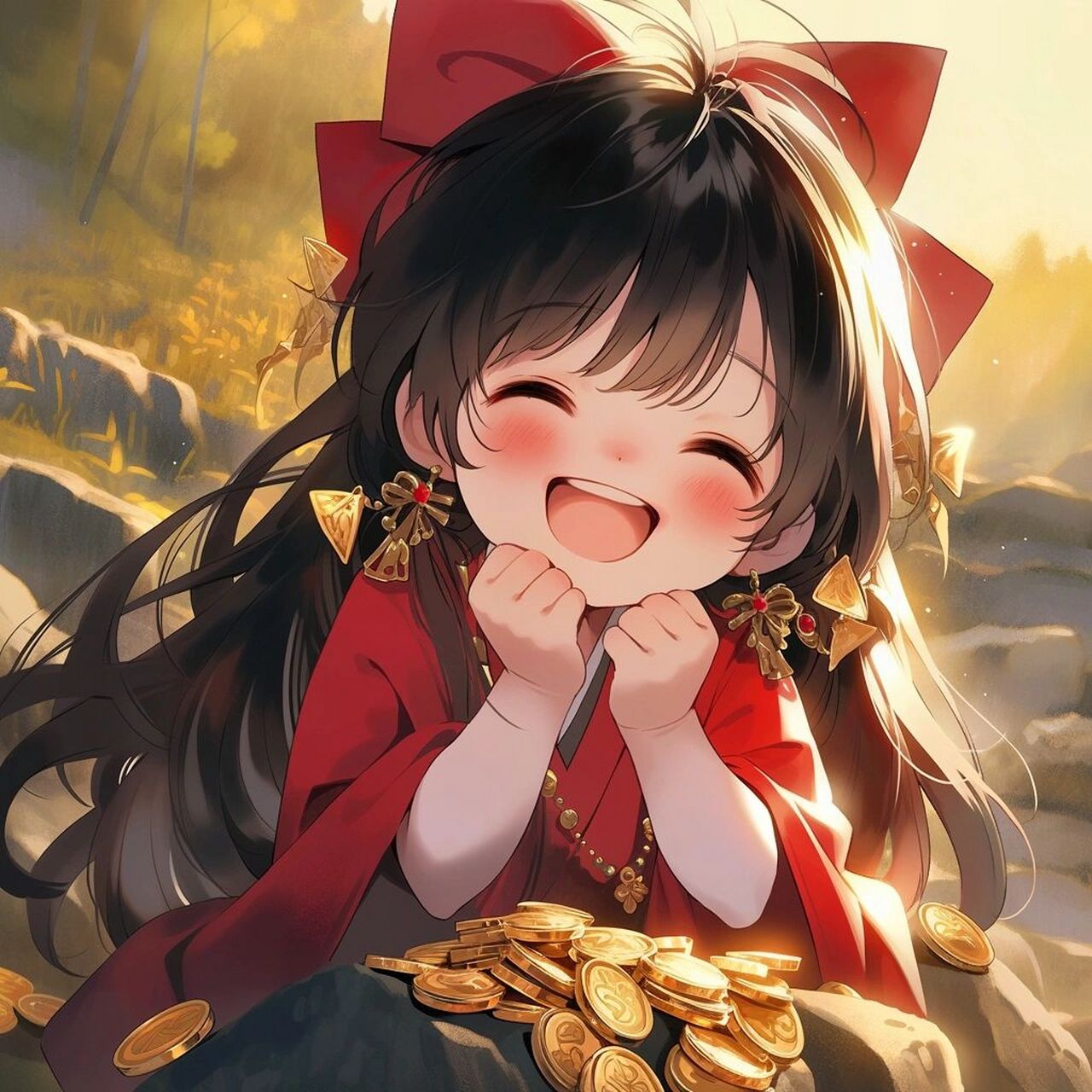 招财头像/富婆年年有 今年特别多 轮到你啦  醒醒啦,哈哈哈哈 到你啦