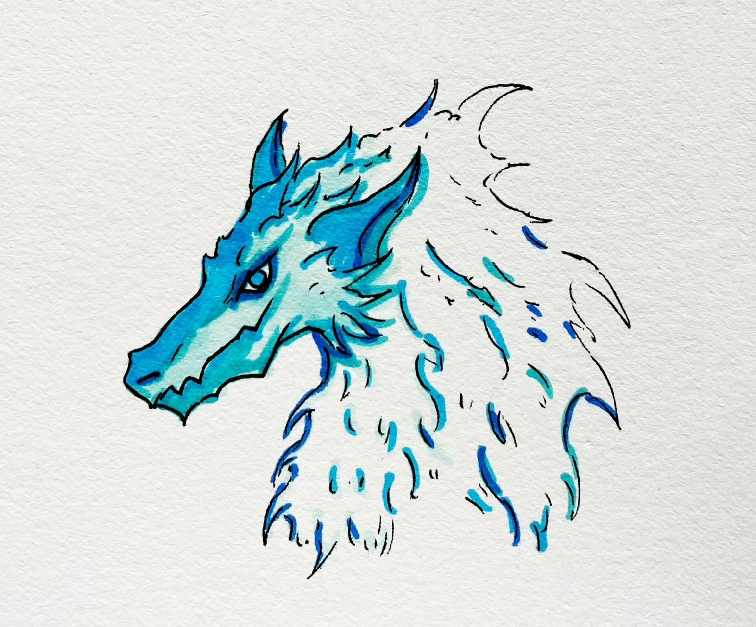 西方龙种绘画(狮心龙)