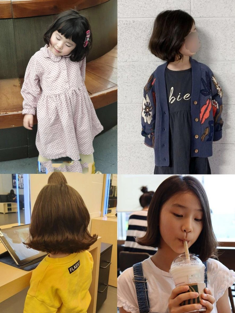 女童短发|就算是蘑菇头也要做好看的那颗 女宝宝齐刘海短发的蘑菇头挺