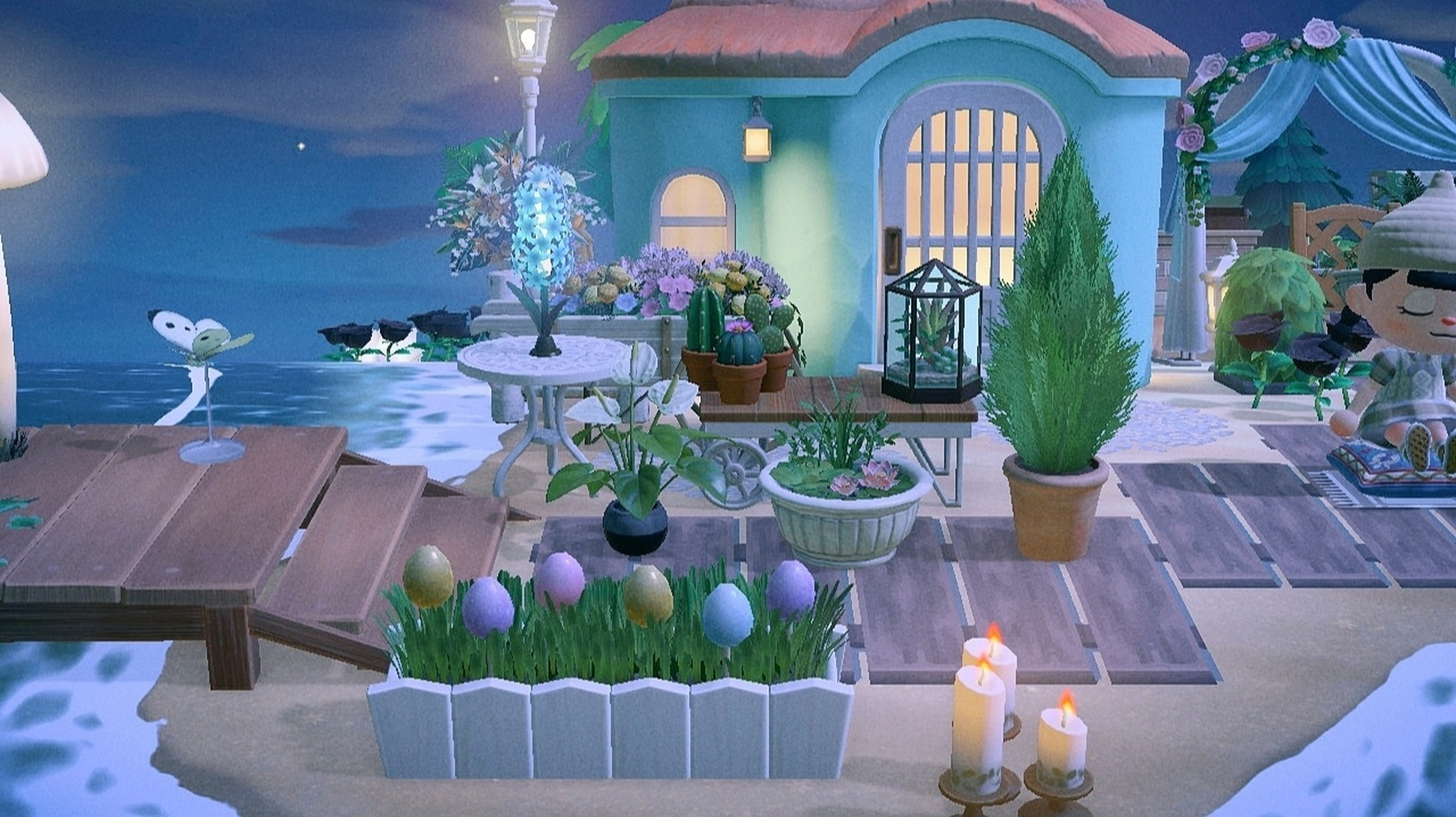 沙滩上的莫妮卡小屋 #动物森友会