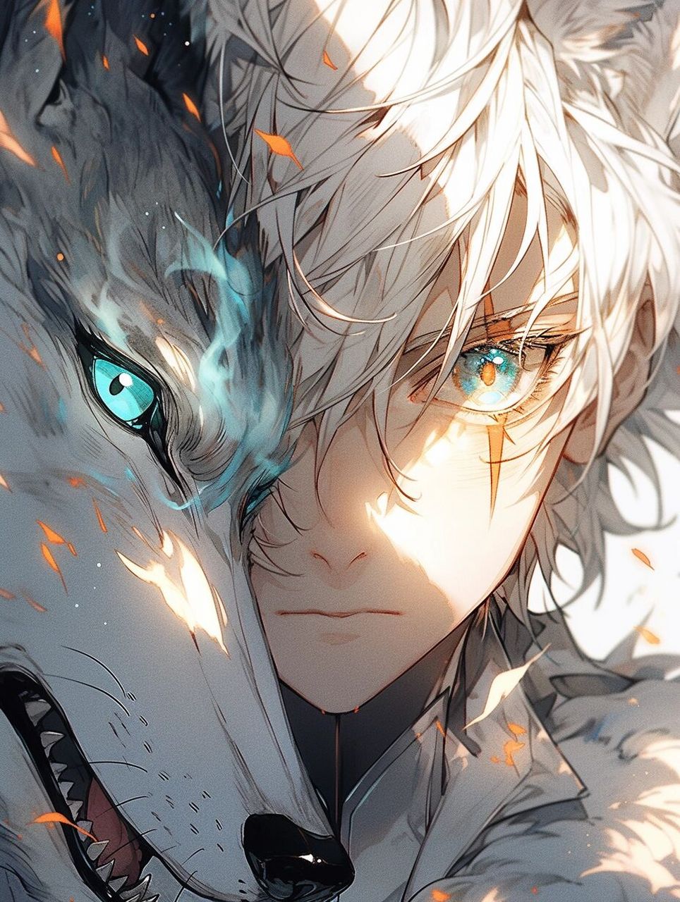 一组生人勿近的头像更新 狼少年系列