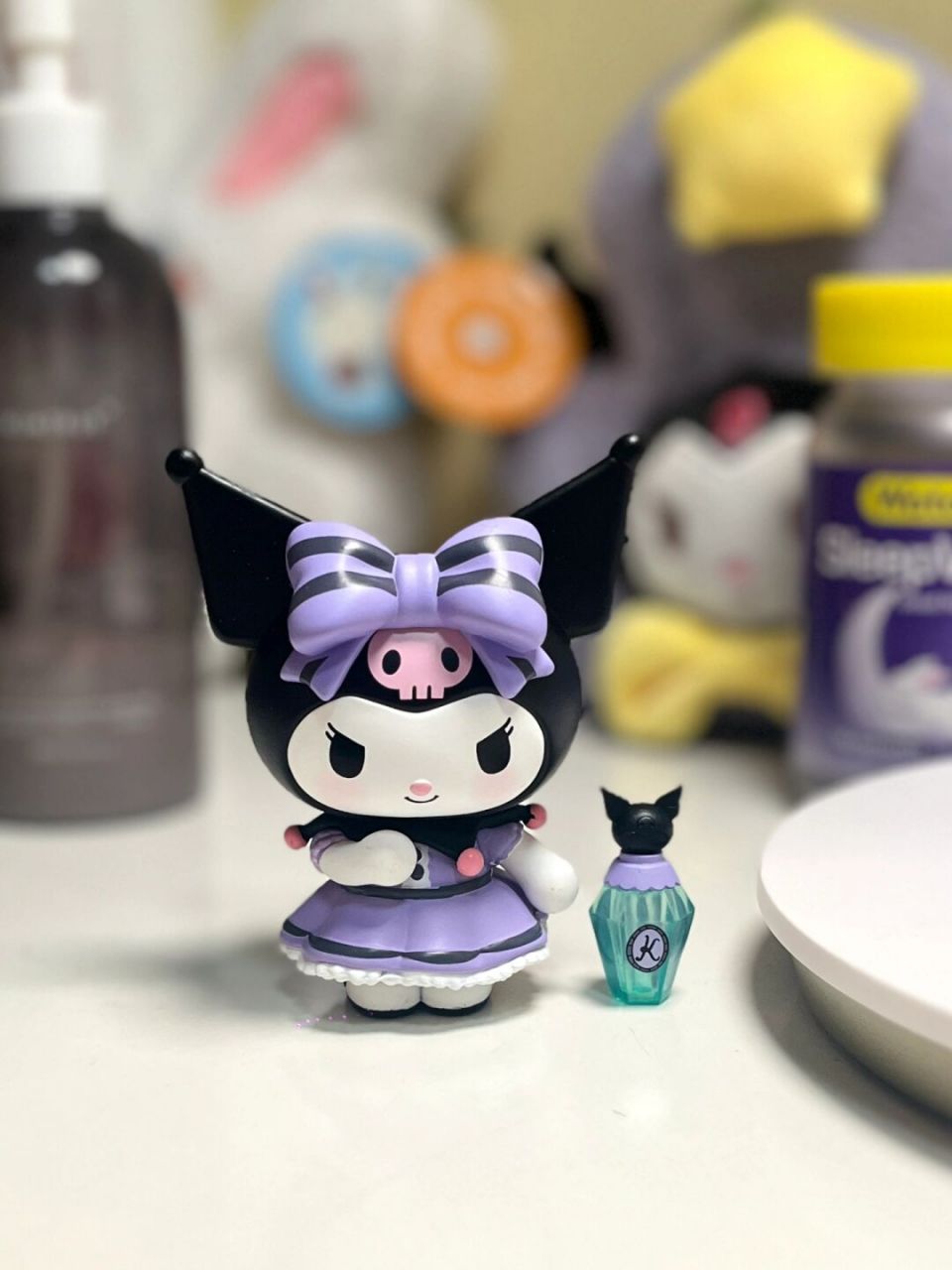 小k香水瓶库洛米94 #库洛米# #三丽鸥盲盒# miniso真的抢钱 娃比