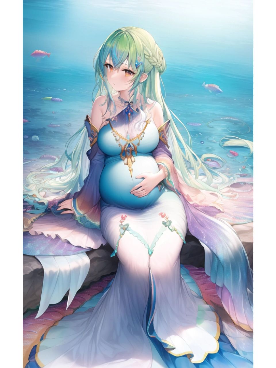 二次元美鱼孕妈妈