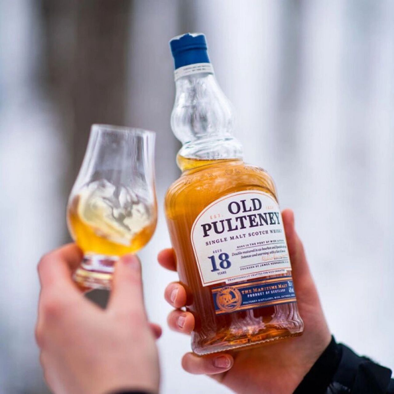 富特尼 18 年单一麦芽威士忌 old pulteney 18 year old single malt 