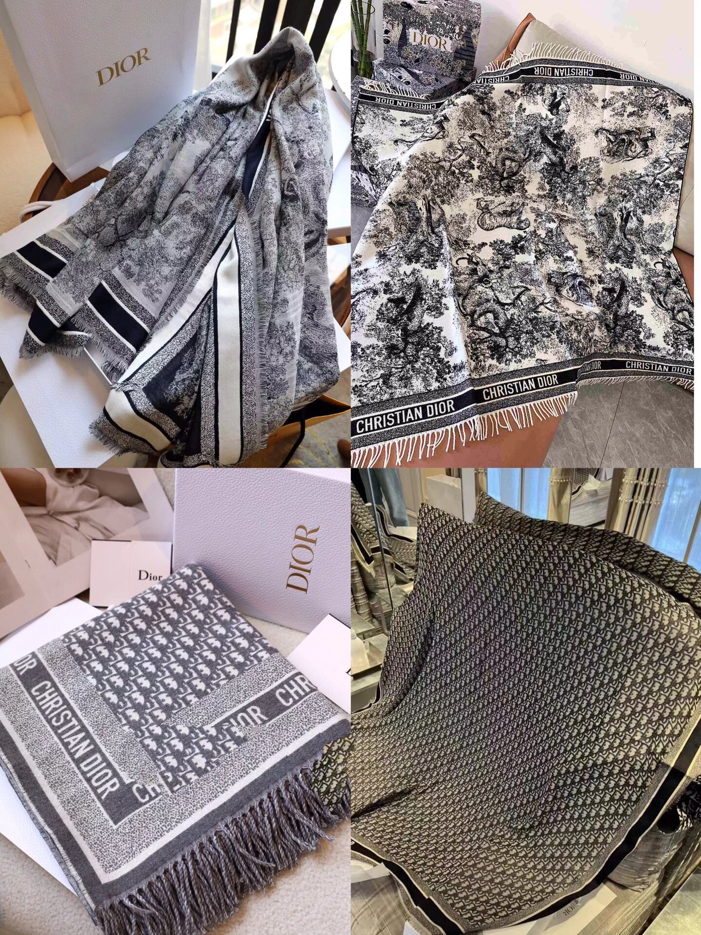 dior最热门的4款披肩都入手分享啦