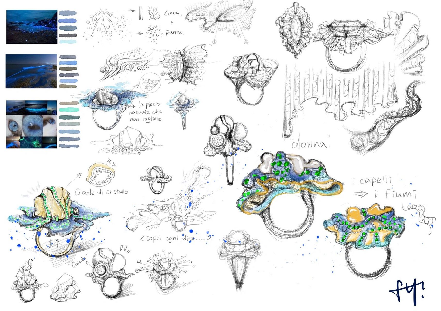 珠宝设计思路解析16615-草图篇(干货 939393 16615图片
