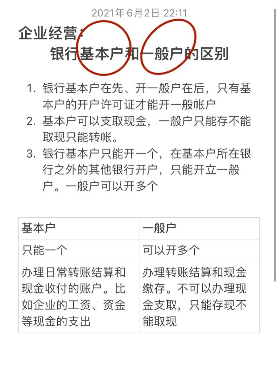 公司對公戶解讀 記住了哦 基本戶只有一個,一般戶可以有多個.