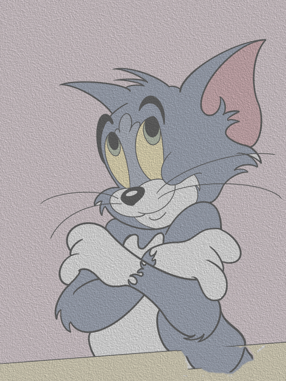 简笔画分享6126 猫和老鼠——汤姆绘画过程 只想做你的猫 一辈子只