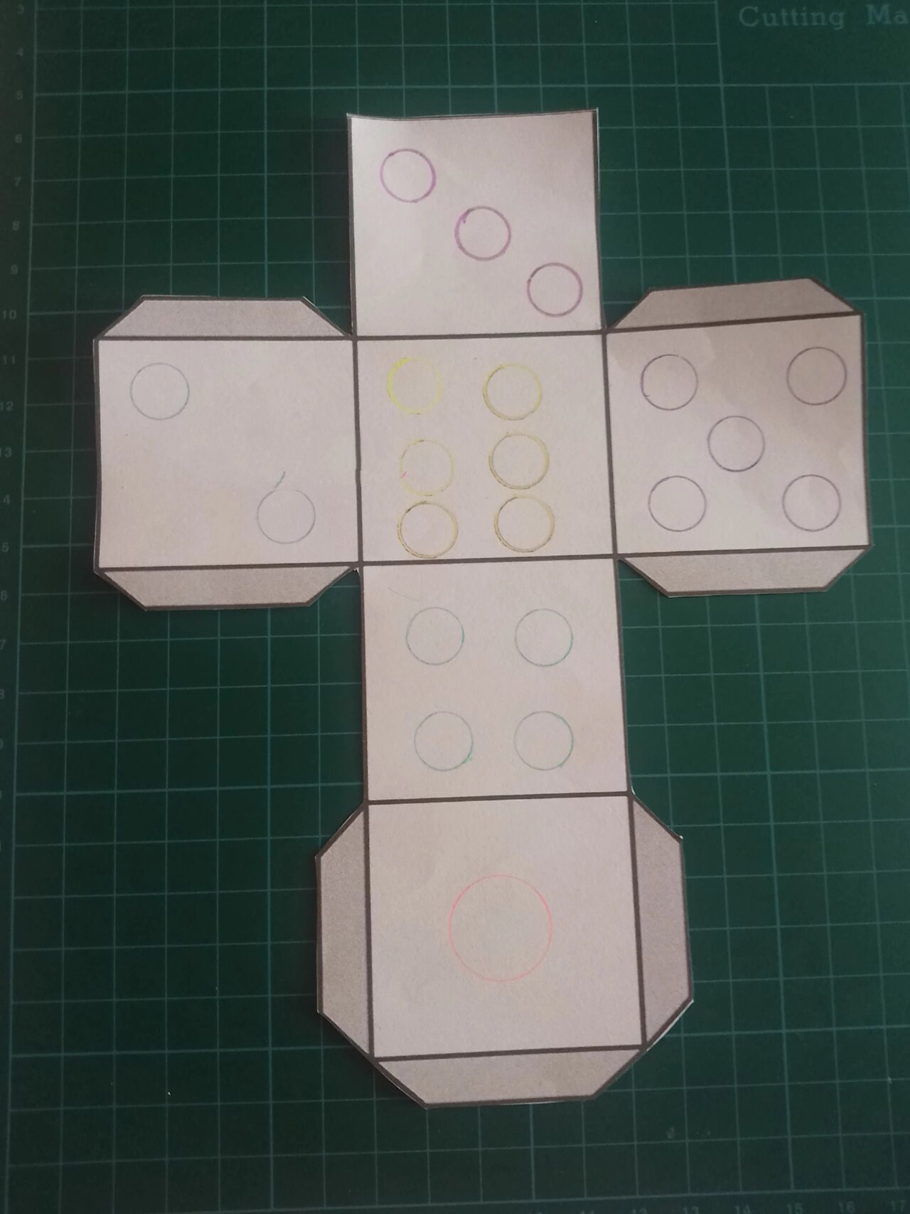 自制骰子&親子體能棋