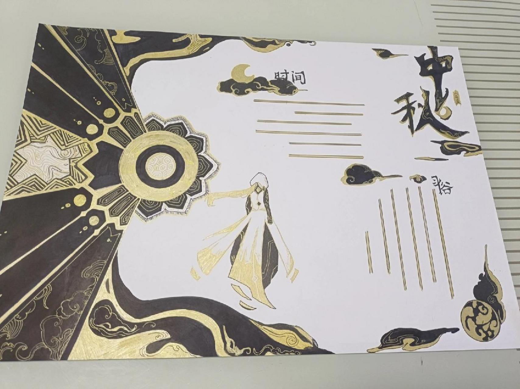 原神玩家的手抄报 如果要临摹交作业评论吱一声就行了!我偶尔上线所以