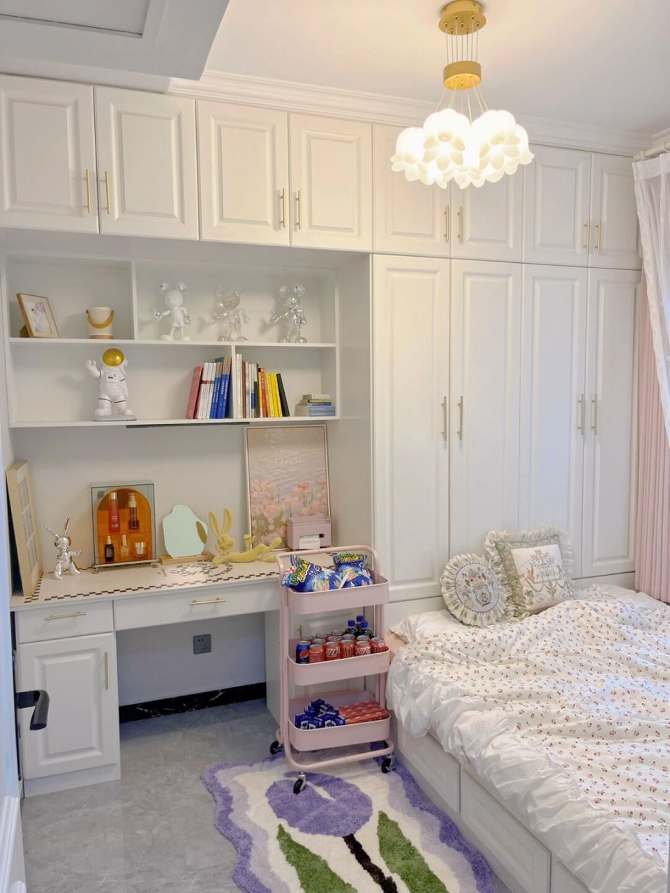 8平小房间做榻榻米,少女心卧室我太爱了 哈喽大家好呀,很多人喜欢我家