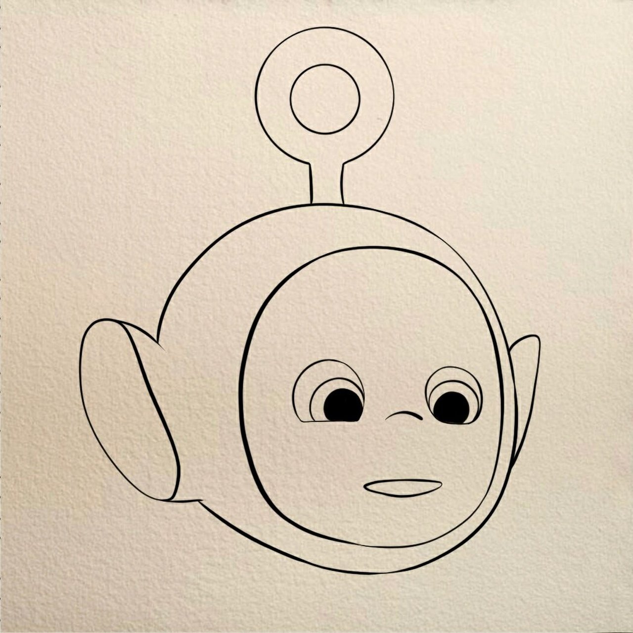 天线宝宝✔️小波✔️简笔画 ❤️体型最小的小波 ❤