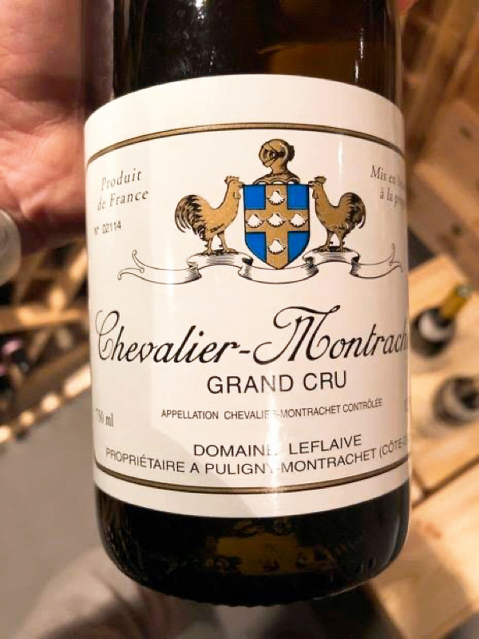 双鸡勒弗莱酒庄 巴塔蒙哈榭 干白葡萄酒 墨尔本售94 度数:13.