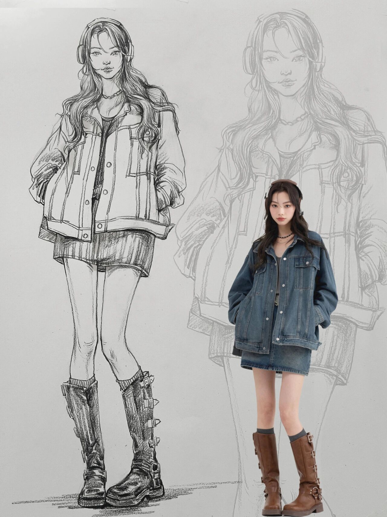 速写照片(详细步骤 原素材