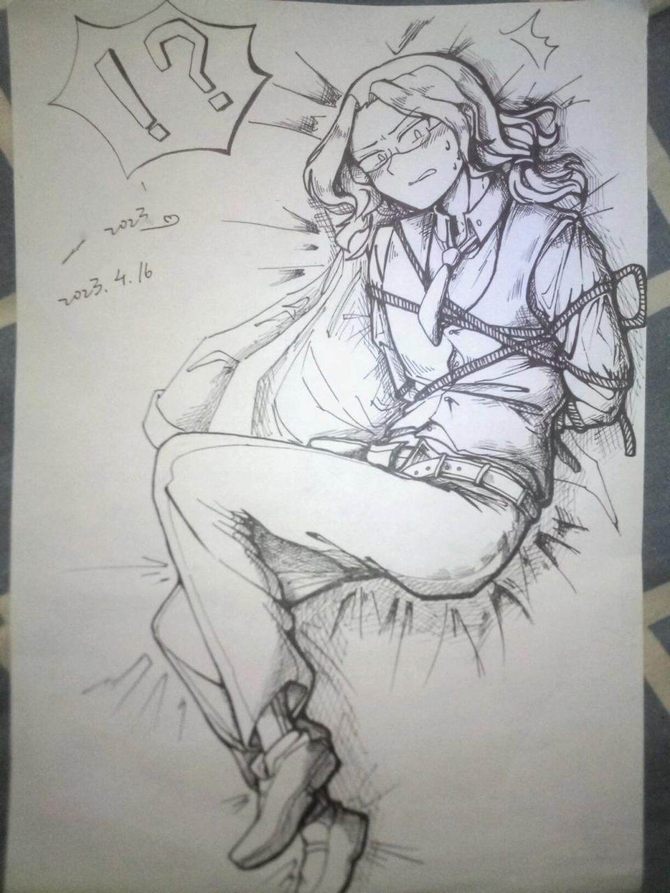 被绑起来了 没有画出自己想要的效果