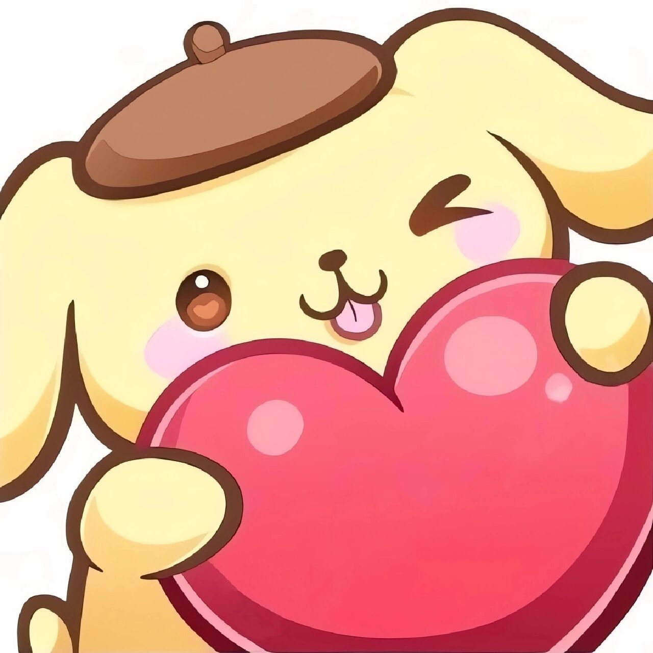 暖暖布丁狗表情包 自修布丁狗表情包 暖暖治愈系小金毛