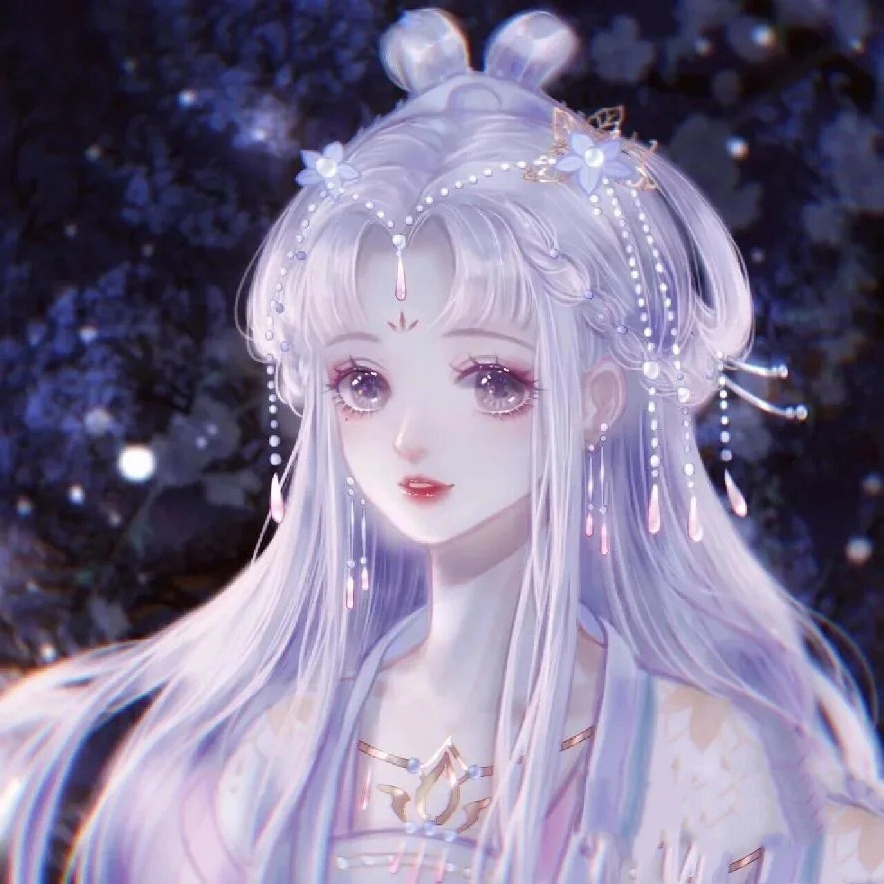 古风头像紫色系女