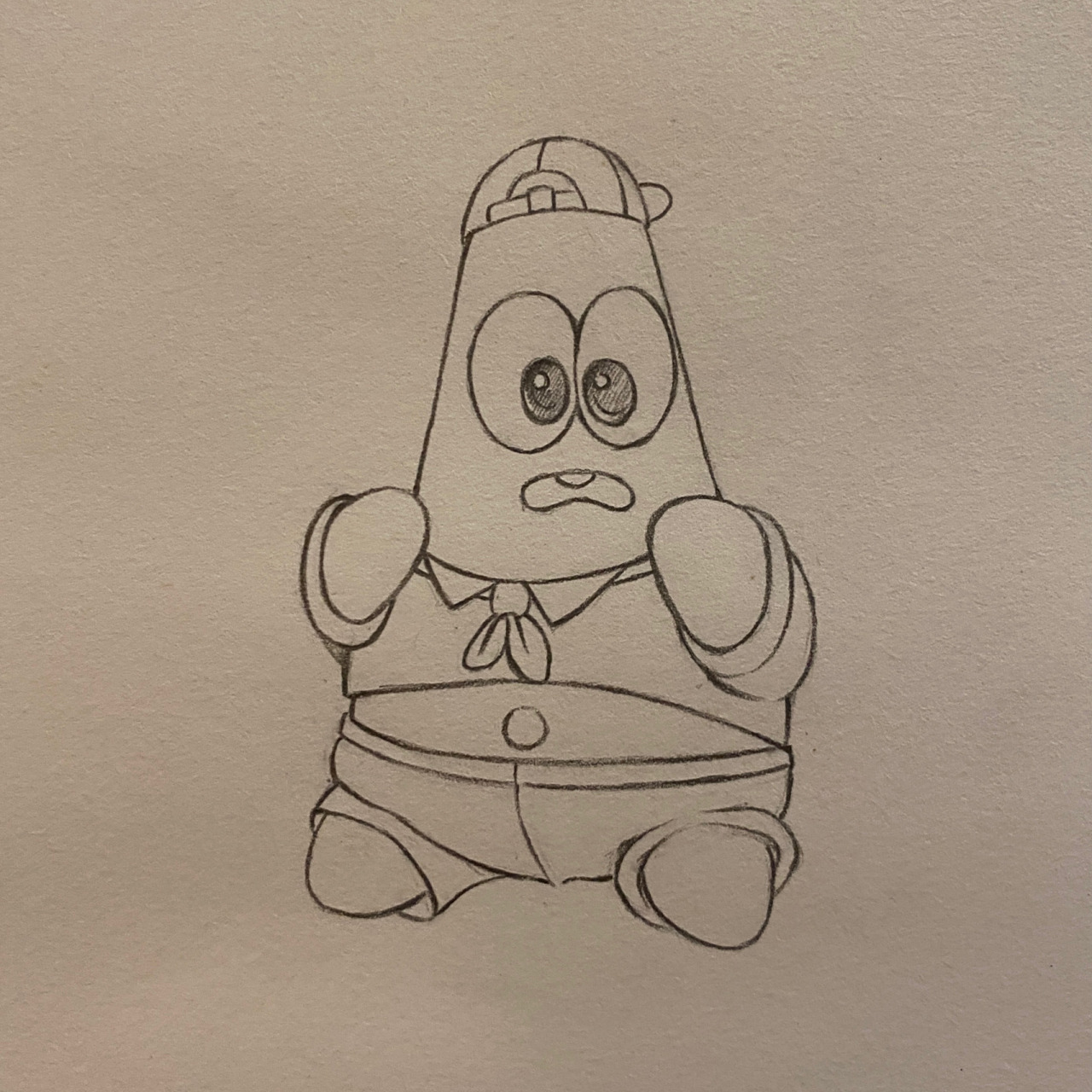 简笔画 派大星8215 小时候的派大星太可爱了吧