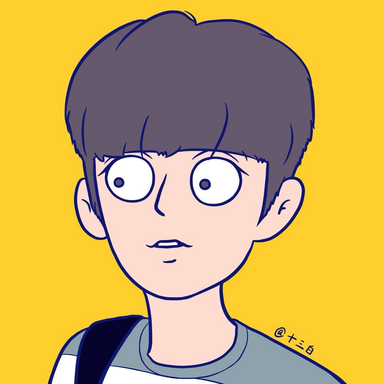 以家人之名 三兄妹小头像插画 十三白原创 李尖尖 谭松韵,凌霄 宋威龙