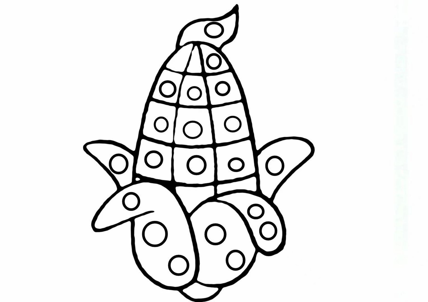 幼儿园棉签点画素材