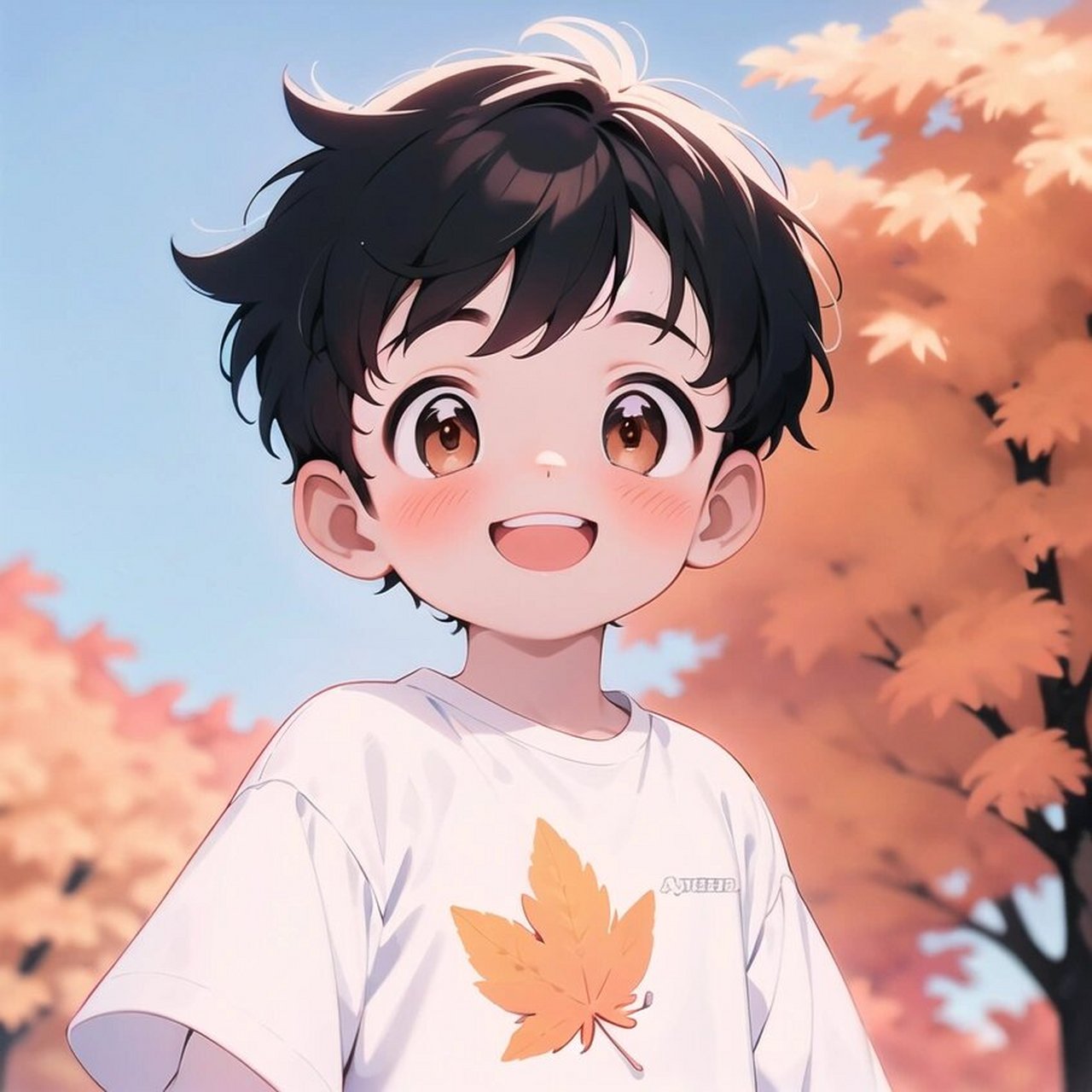 动漫情侣头像|听说秋天和枫叶更搭哦93