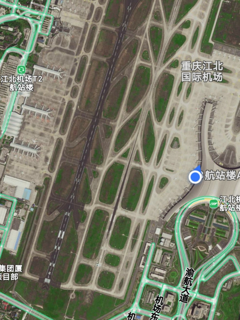 重庆机场t2转t3路线 下飞机是t2,走到一个拐角处有个中转确认台的,在