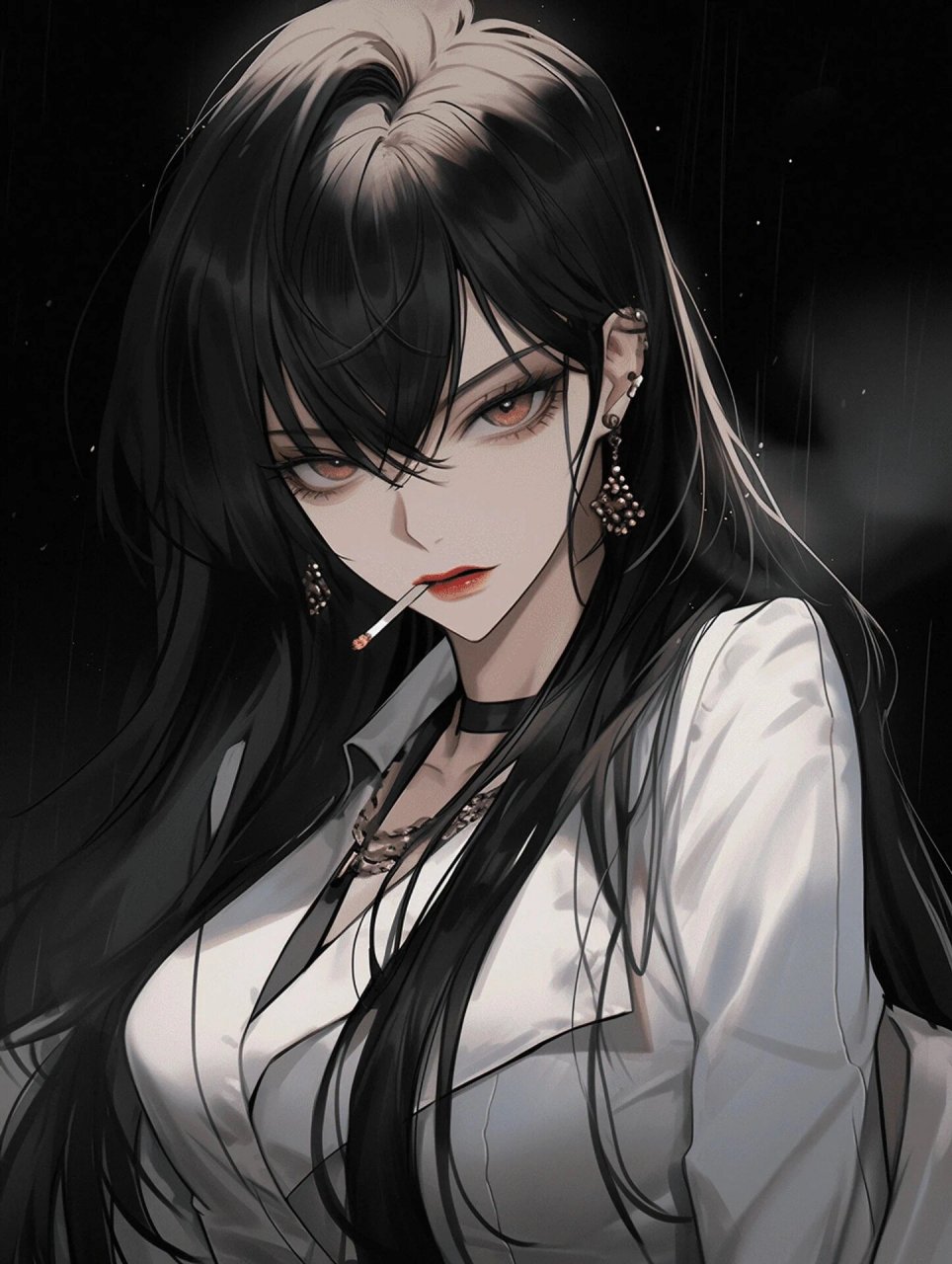 【现代头像】抽烟的霸气御姐头像,帅帅哒  来吧,秋天的第一根烟, 霸气