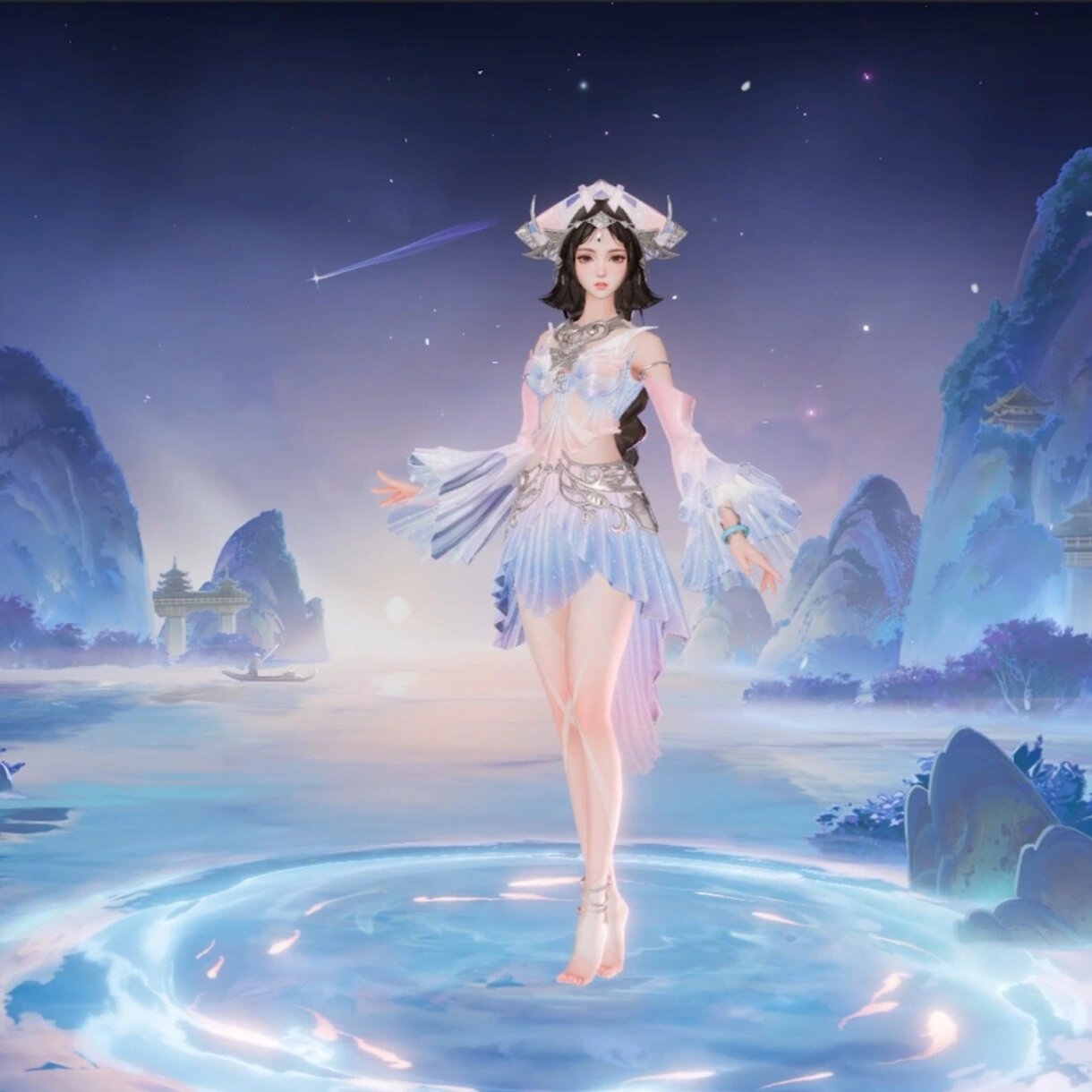 西施新皮肤至美乘鲤谣特效太美了 28号上线,史诗限定可使用66卡