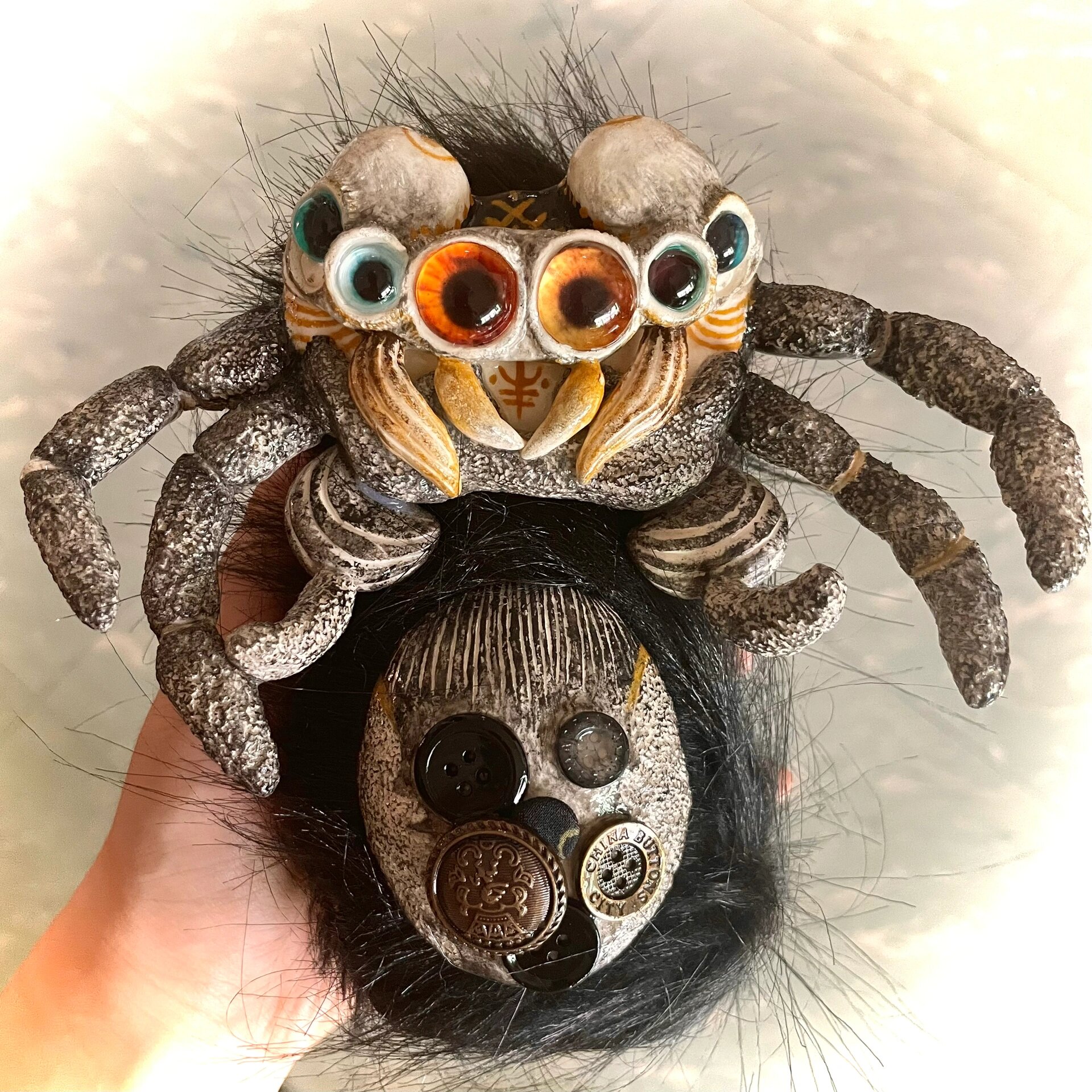 手作|蜘蛛宝宝92 第一只昆虫宝宝 超萌萌 全手工 不定期掉落