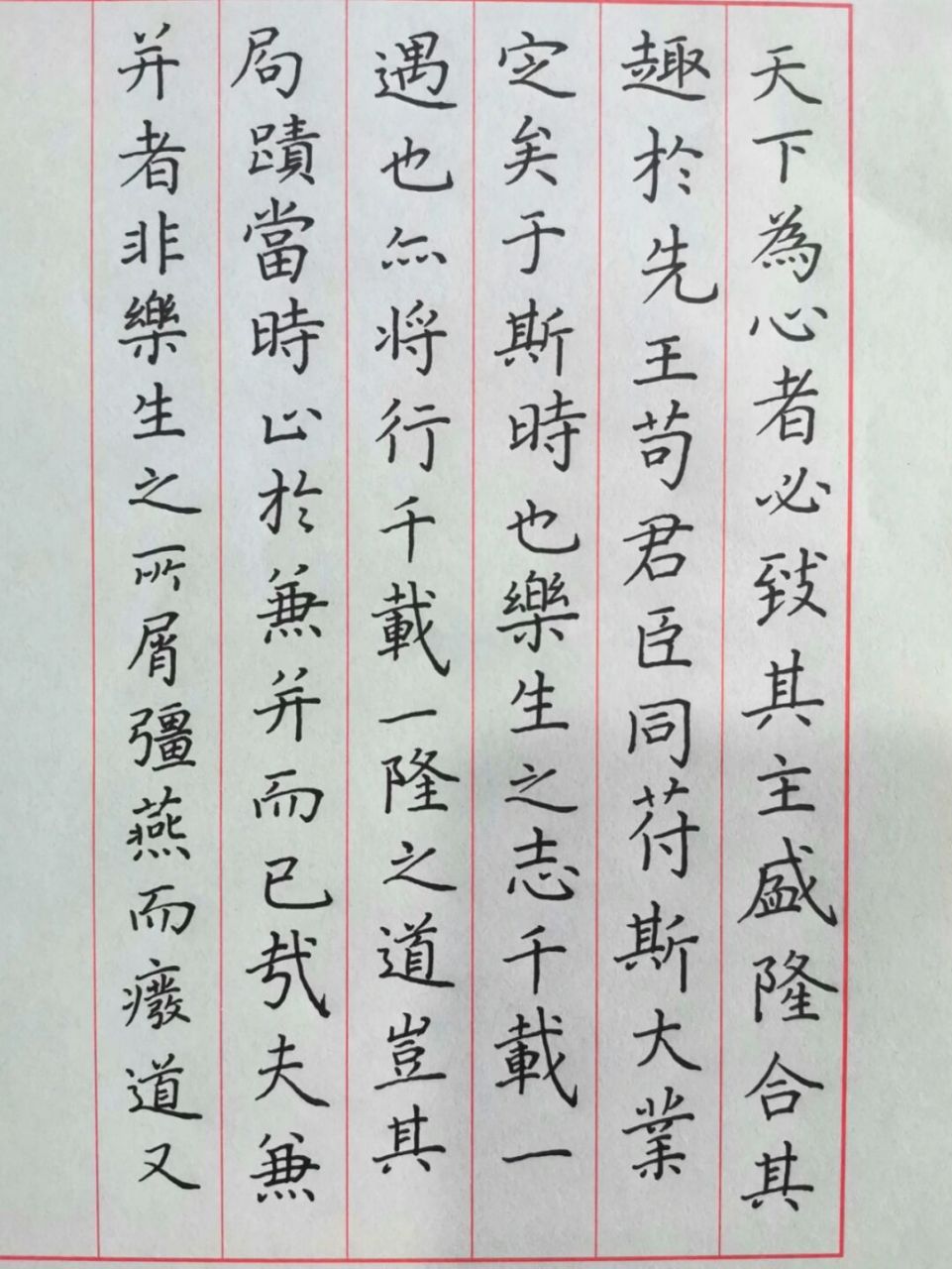 硬笔临帖|乐毅论3 越写越难的感觉#练字# #每日练字打卡