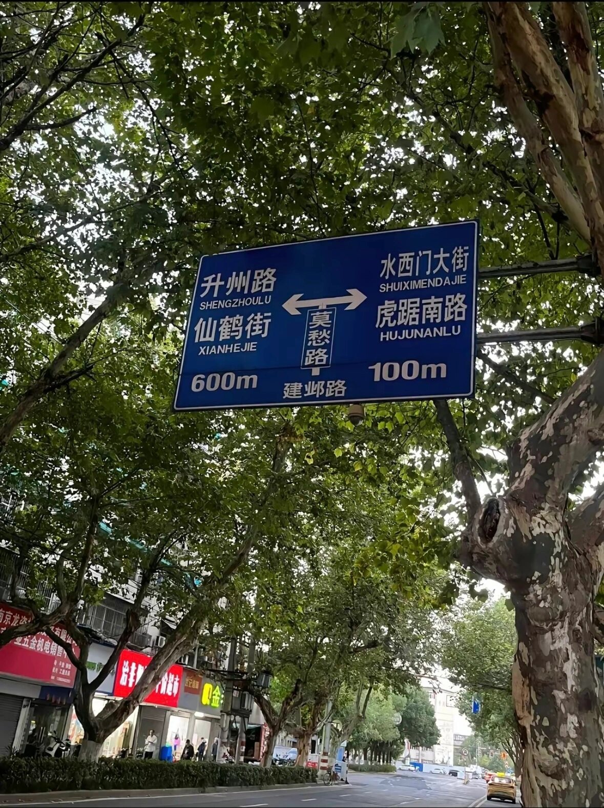 南京有条莫愁路