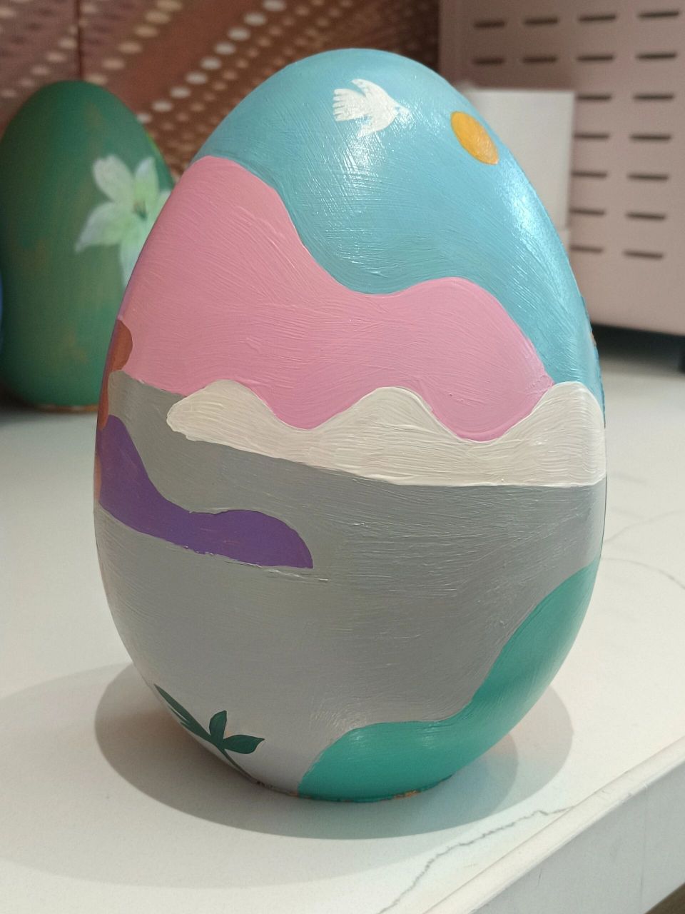 案场金蛋绘画 比较简单的金蛋图案