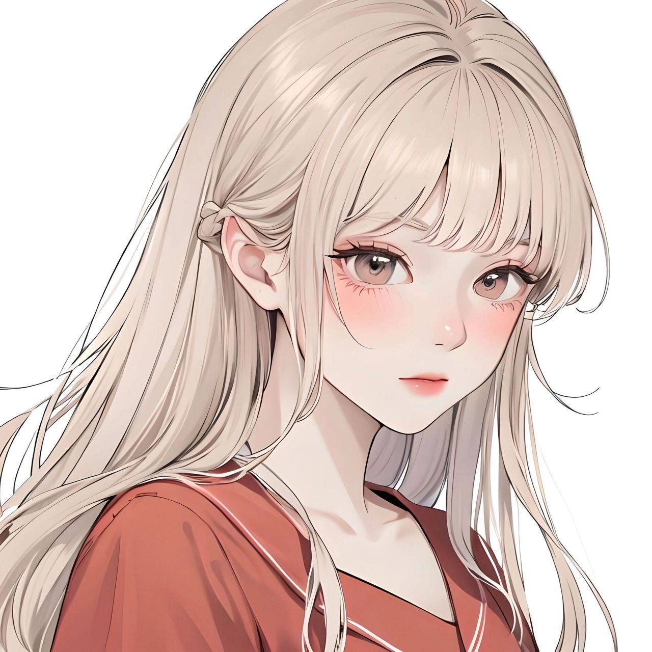 简约女头 一大早又在疯狂更新的我～