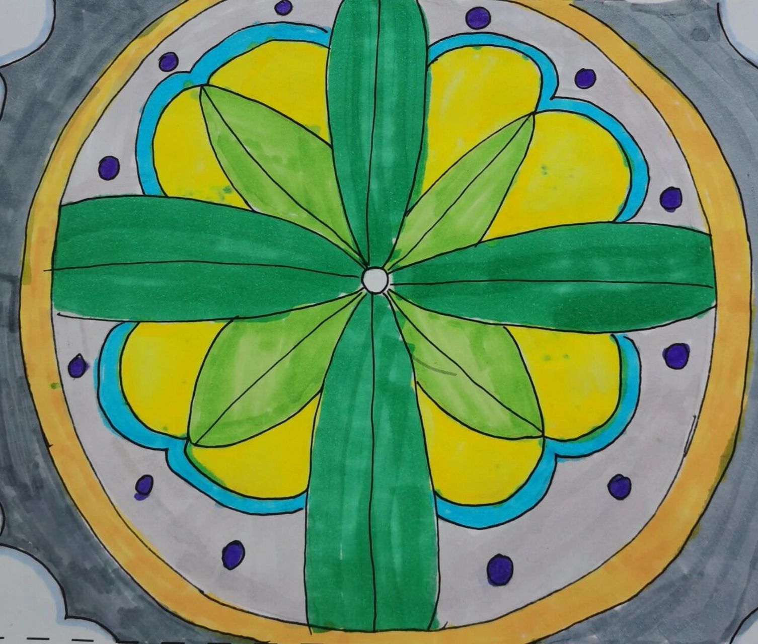 《美丽的纹样》学生作品 人教版五年级上册