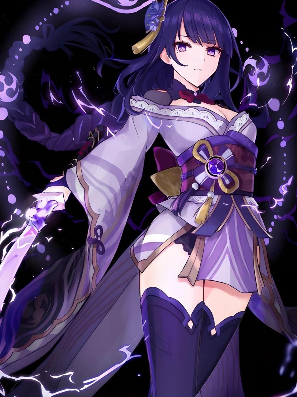 原神雷电将军| 雷神壁纸|浮世景色千年依旧 7815移步主页查看更多