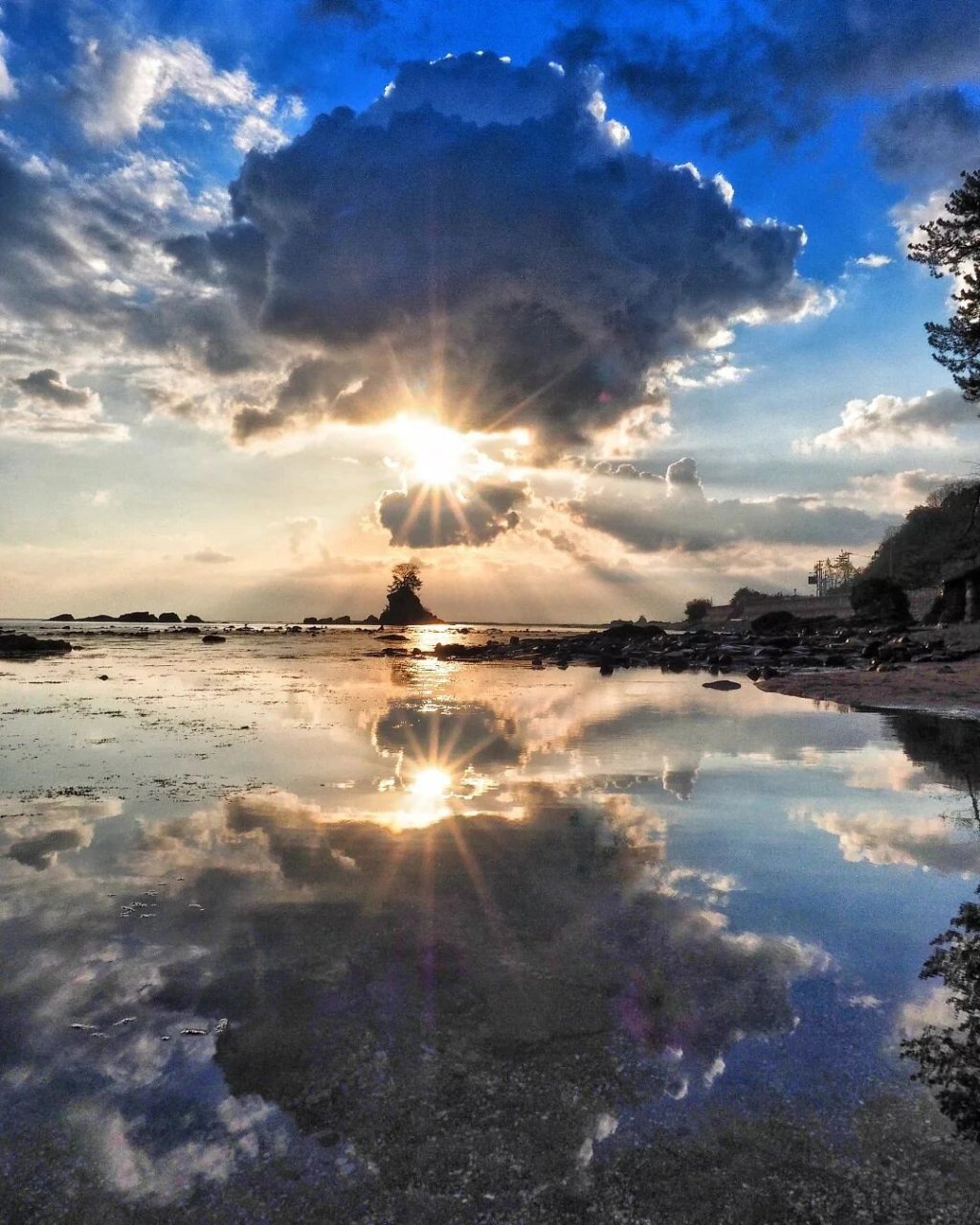 雨晴龙湖图片