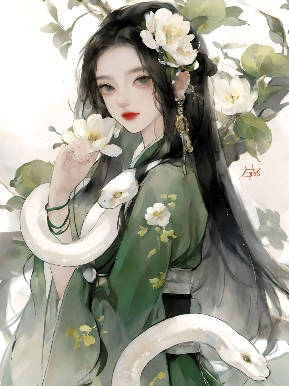 双子座拟人 青蛇白蛇双子     