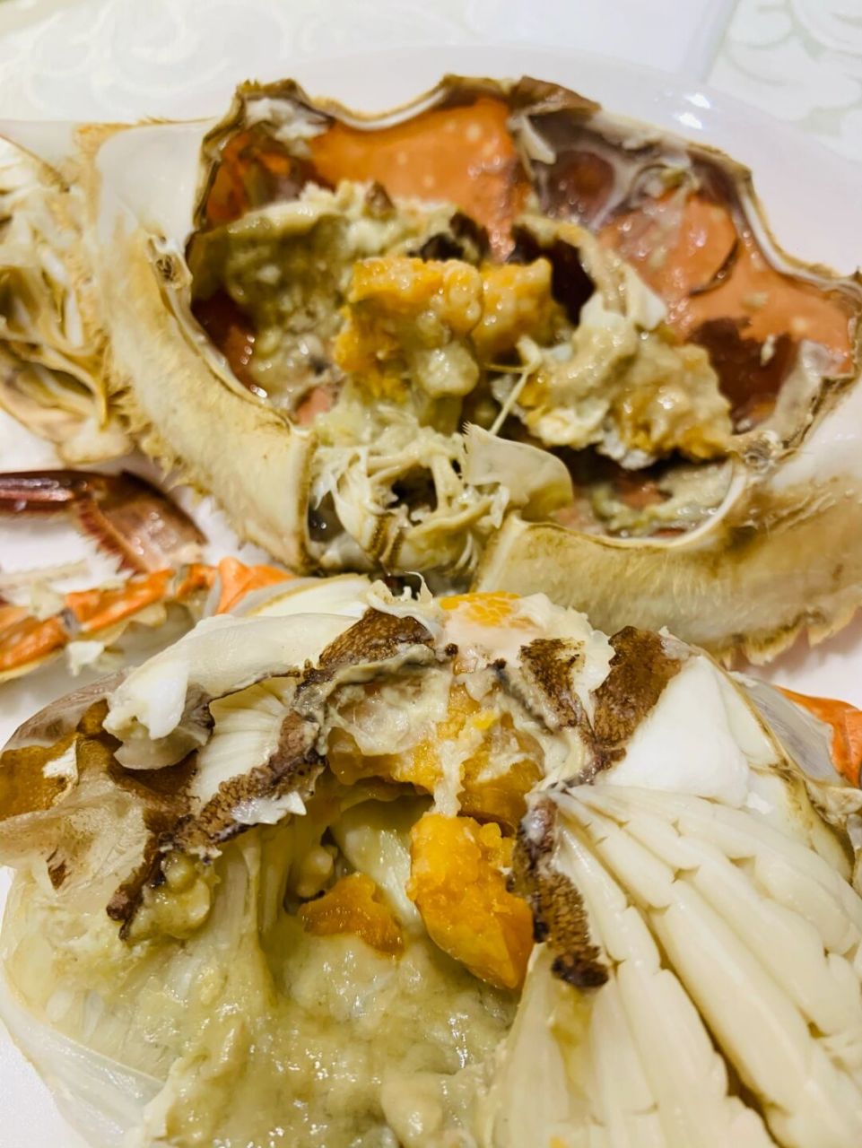 话说很久没吃到这么好的蟹子了!太鲜美了!#梭子蟹